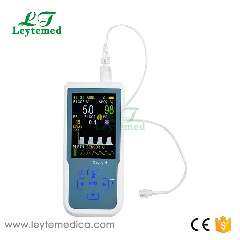 LTM605D adult and infant EtCO2 Monitor Side stream Capnograph