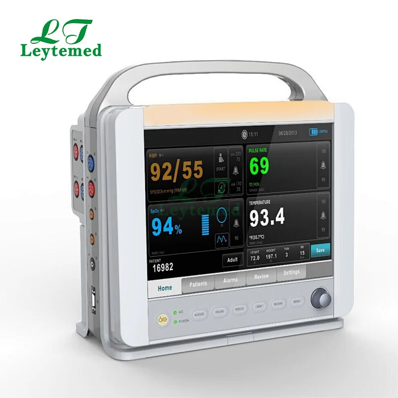 LTPE8 color TFT 8 inch display Modular portable patient monitor