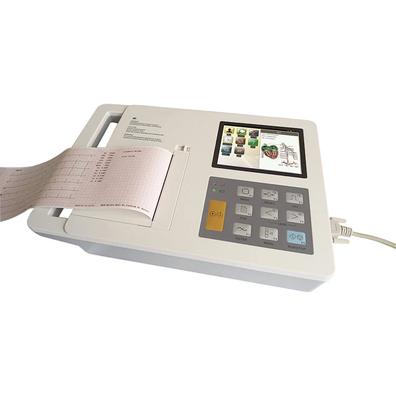 LT1006F Automatic 6 Channel rechargeable Electrocardiograph EKG/ECG machine