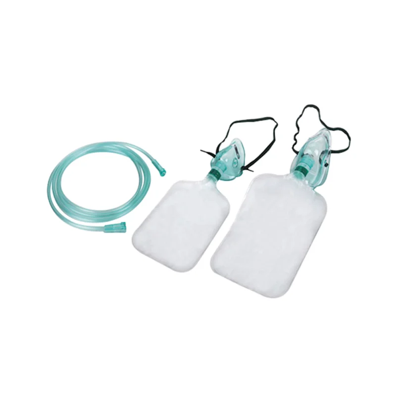 LTDM004 hypoallergenic non rebreather oxygen mask with reservoir bag