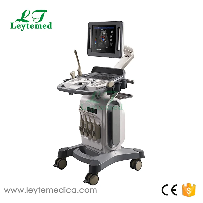 LTA10 Cardiac 360 degree rotation Trolley color doppler b ultrasound