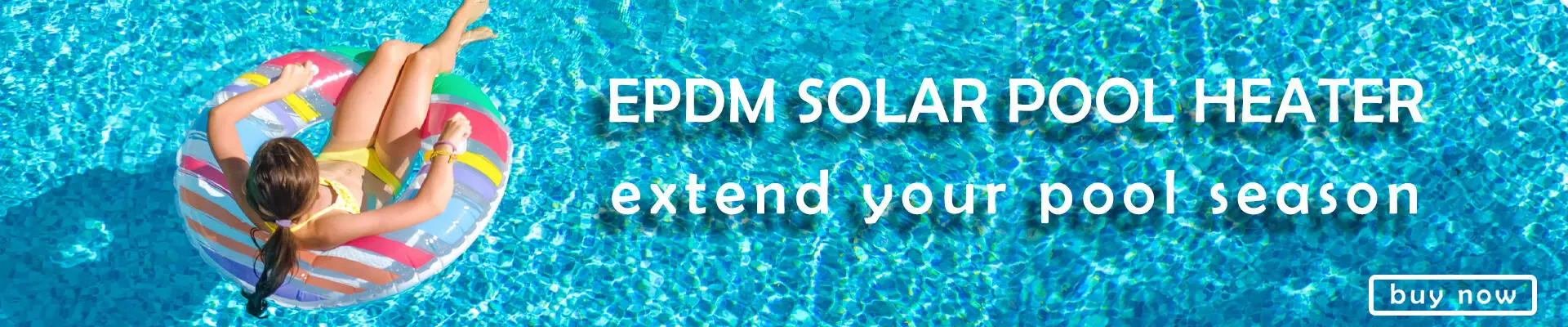 EPDM swimming pool solar collector