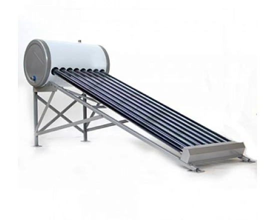 Low pressure solar water heater with galvanized steel U-type frame
