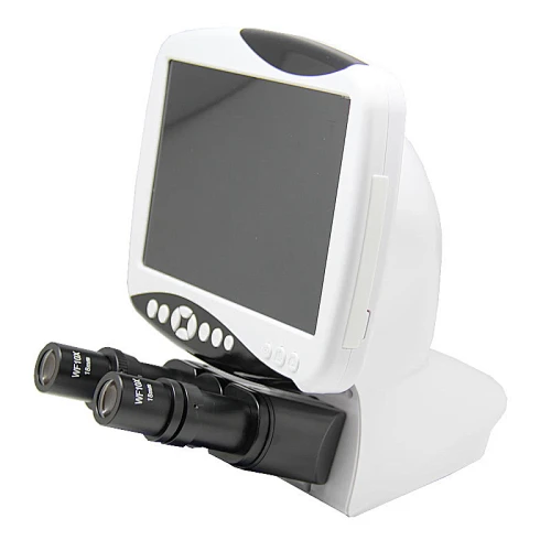 Cabeça binocular digital LCD de 9"