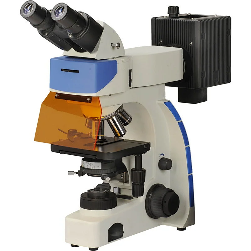 Microscópio fluorescente