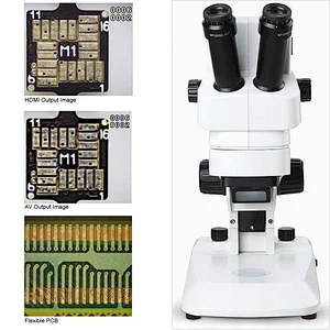 Digital Stereo Microscope, 5.0M, HDMI, USB, RCA, SD Card