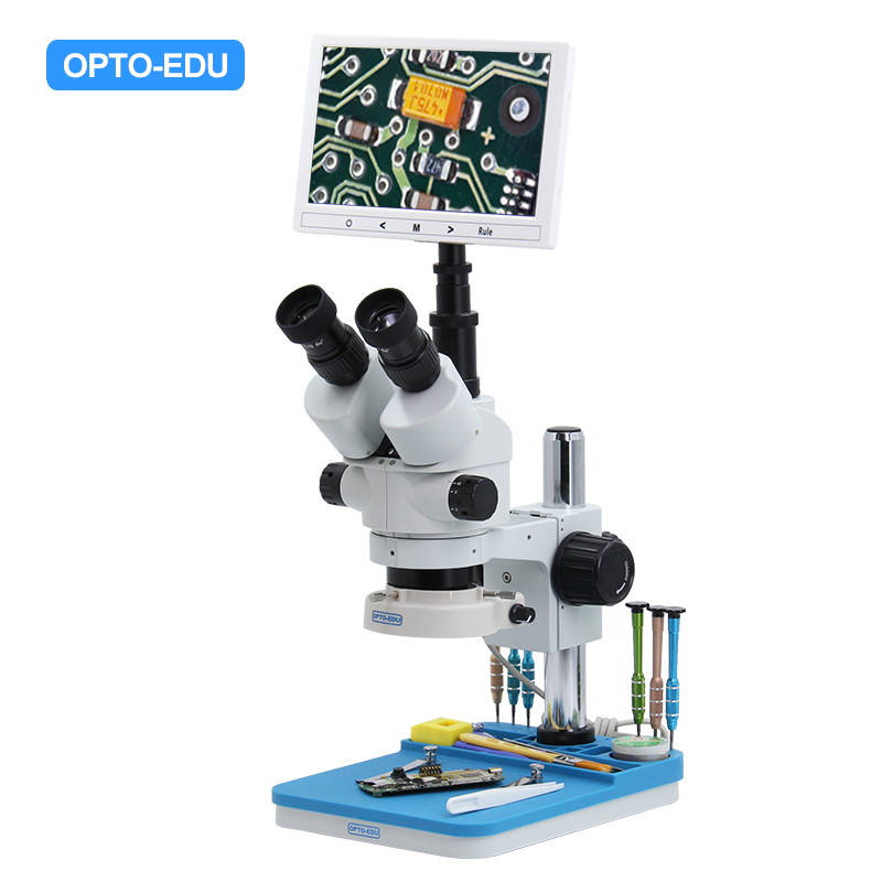 Microscope stéréo à zoom numérique LCD pour la réparation de téléphones  mobiles