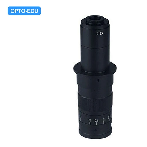 Microscópio de vídeo monocular com zoom, 0,7-4,5x