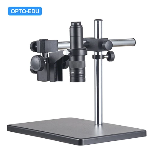 Microscópio de vídeo monocular com zoom, 0,7-4,5x