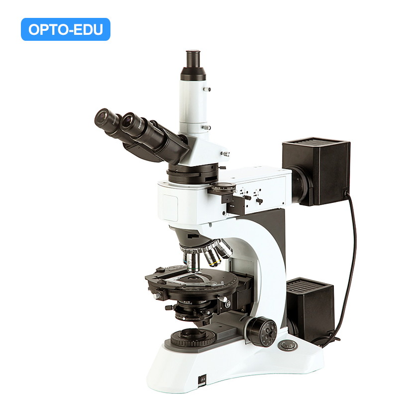 Populær Guvernør nøje OPTO-EDU A15.1019-B polariserende mikroskop, reflekterer og sender lys