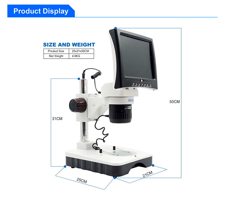 OPTO-EDU A36.1309 Microscope Stéréo LCD 8