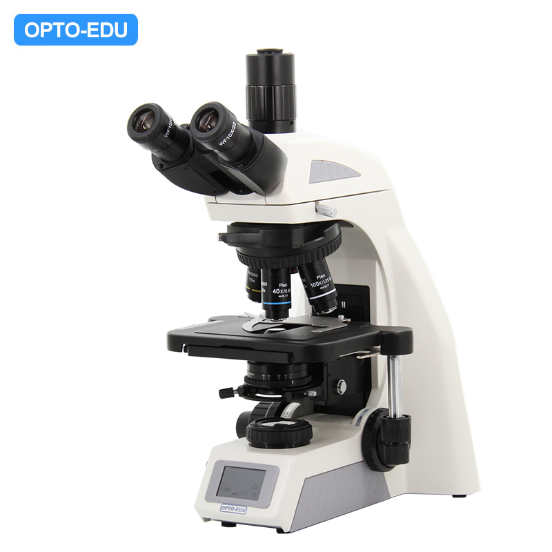 Laboratory Biological Microscope, Trinocular, Info LCD