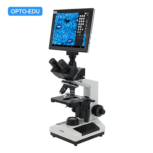 OPTO-EDU A33.5100 7 LCD 640x Video Microscopio Usb Digital Heating Stage  Biological Microscope