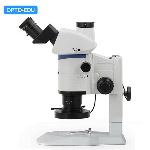 Parallel Zoom Stereo Microscope, 0.63x~8x, 1:12.5, APO, Upper Light