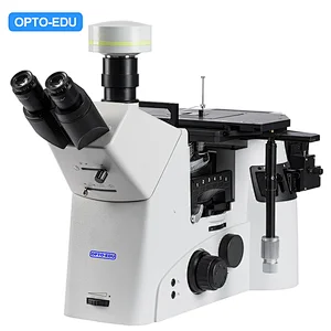 Advent linse en kreditor OPTO-EDU A13.1096 omvendt metallurgisk mikroskop, semi-APO, BF/DF/PL/FL/DIC