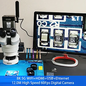8K 5G WIFI+HDMI+USB+WAN Digital Camera, 12.0M, C-Mount, USB/WIFI Measuring