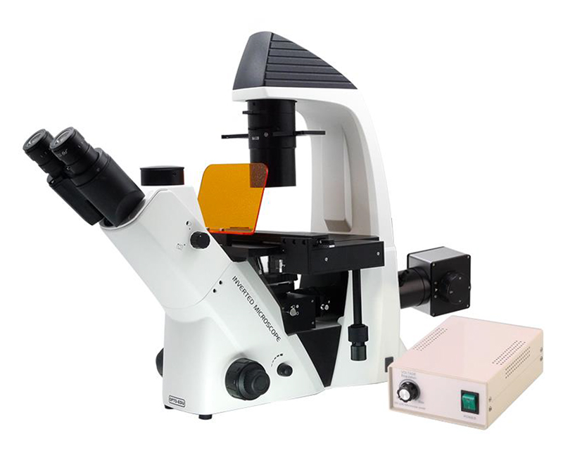 OPTO-EDU A16.2614-L4 倒立型 LED 蛍光顕微鏡