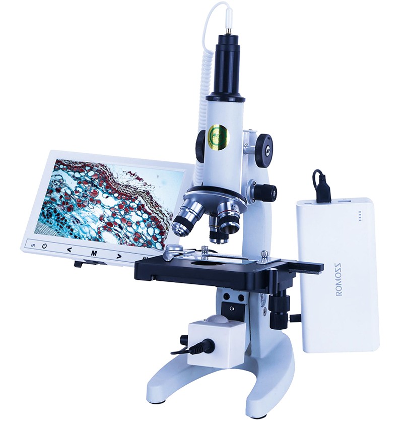 OPTO-EDU A33.5100 7 LCD 640x Video Microscopio Usb Digital Heating Stage  Biological Microscope