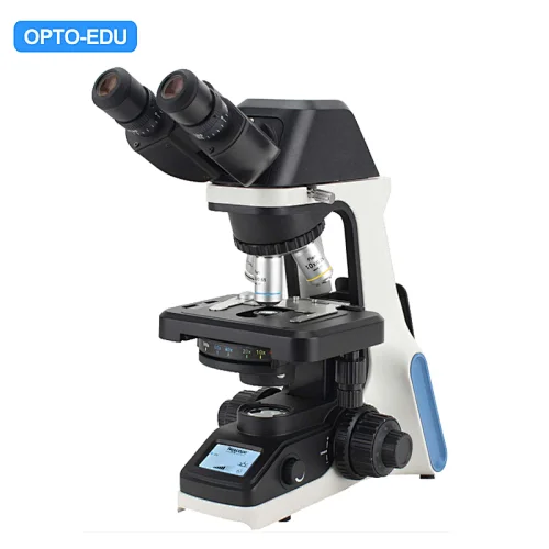 Laboratory Microscope, Coded Nosepiece & LCD, Binocular