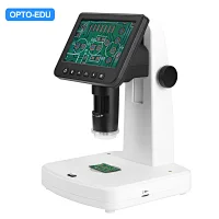 5" LCD Digital Microscope With Polarizer, 10x-300x/1200x, 12M