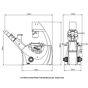 Inverted Biological Phase Contrast Microscope, DIC, PMC