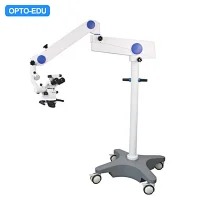 Operating Microscope, One Head 0-200°, Manual 6 Step, 2.7x,4.5x,7.2x,10.8x,18x,27x, For Dental, ENT