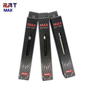 MAX Battery 380mAh Preheat 15s Variable Voltage 2.7V-3.6V Bottom Charge 510 Thread for CBD Cartridge