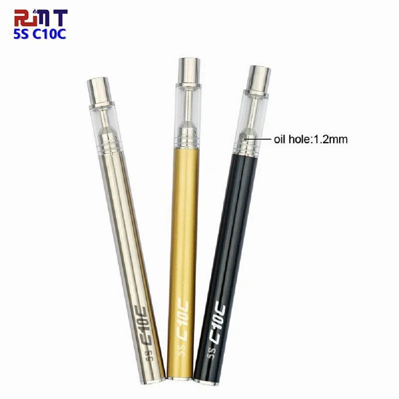 5S C10C Disposable CBD Oil Vape pen with Rechargeable 380mAh Battery Disposable CBD Ceramic Coil Cartridge Vape pen