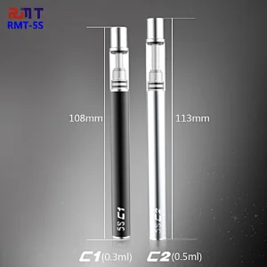 5S C1/C2 Disposable CBD Oil Ceramic Coil Cartridge Vape pen with 320mAh Battery