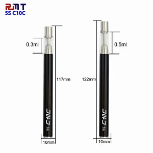 5S C10C Disposable CBD Oil Vape pen with Rechargeable 380mAh Battery Disposable CBD Ceramic Coil Cartridge Vape pen
