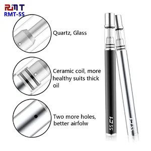 5S C1/C2 Disposable CBD Oil Ceramic Coil Cartridge Vape pen with 320mAh Battery