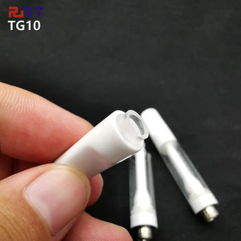 TG10 Full Ceramic Closed System CBD Cartridge easy pass FDA and Heavy Metal Test