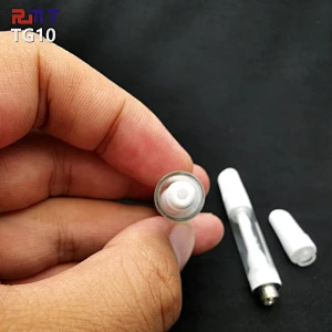 TG10 Full Ceramic Closed System CBD Cartridge easy pass FDA and Heavy Metal Test