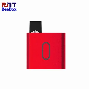 BeeBox Compatiable with JUUL POD preheat battery indicate 450mah include 2 ceramic coil pod