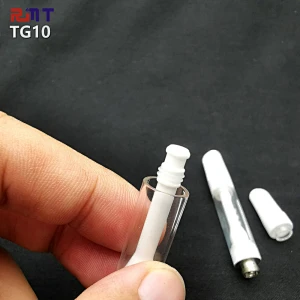 TG10 Full Ceramic Closed System CBD Cartridge easy pass FDA and Heavy Metal Test