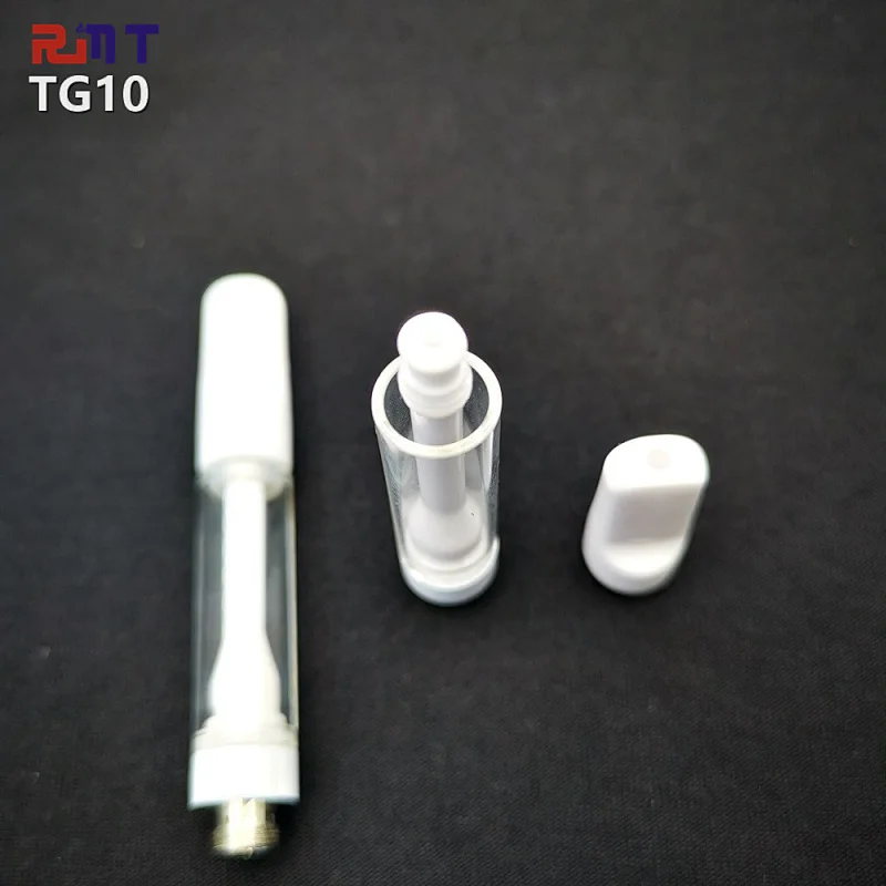TG10 Full Ceramic Closed System CBD Cartridge easy pass FDA and Heavy Metal Test