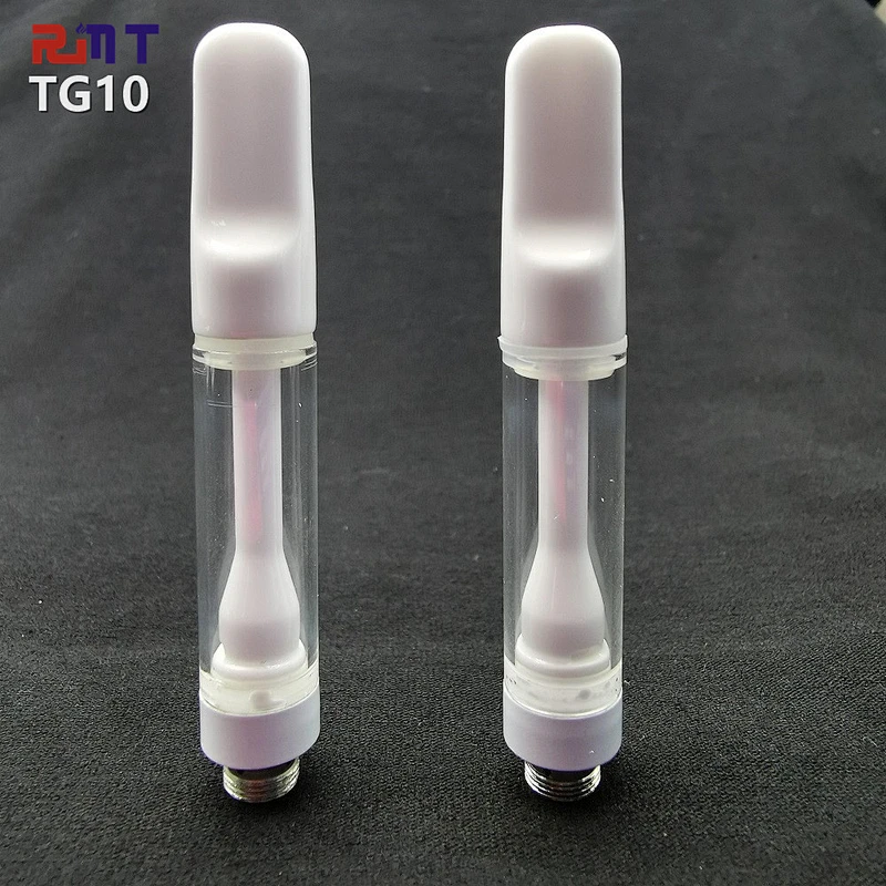 TG10 Full Ceramic Closed System CBD Cartridge easy pass FDA and Heavy Metal Test