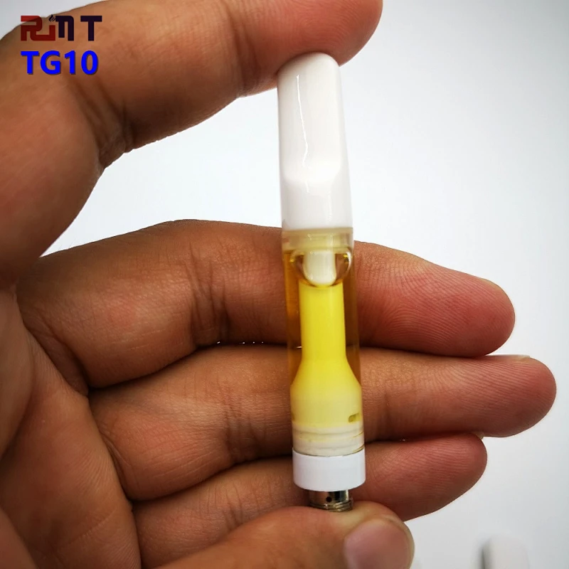 TG10 Full Ceramic Closed System CBD Cartridge easy pass FDA and Heavy Metal Test