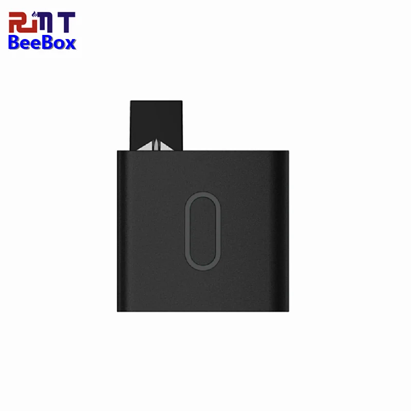 BeeBox Compatiable with JUUL POD preheat battery indicate 450mah include 2 ceramic coil pod