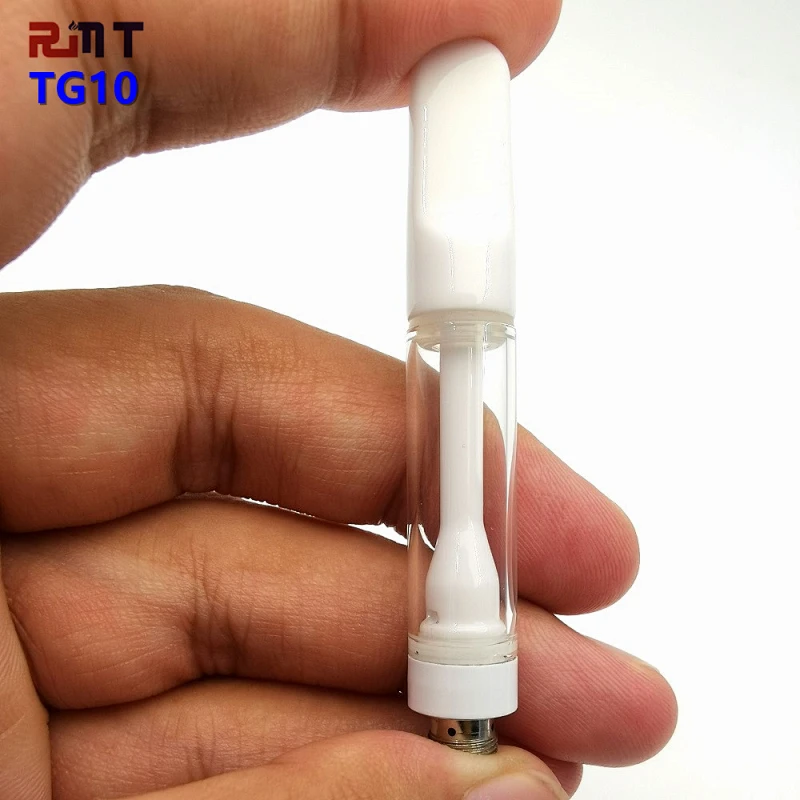 TG10 Full Ceramic Closed System CBD Cartridge easy pass FDA and Heavy Metal Test