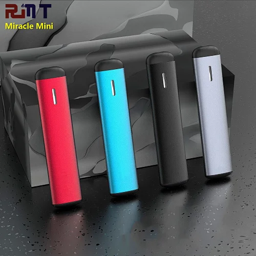 Miracle mini Wholesale CBD Disposable vape pen empty pod type closed system Creamic coil Cartridge ecig mod OEM pod Starter kit