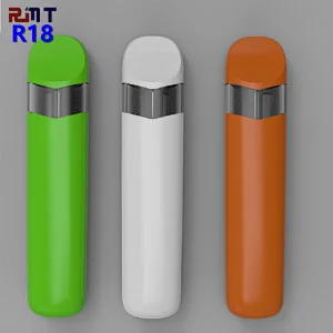 R18 CBD Disposable vape pod pen Clear Window Close System Creamic coil POD OEM ODM factory
