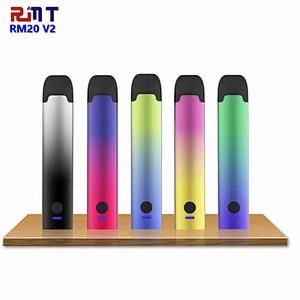 RM20 V2 Disposable Rechargeable CBD/THC/D8 Vape pen LED Light Creamic Coil Electronic Cigarette CBD Factory