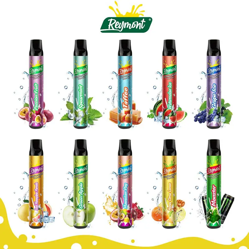 ReyMont, 1688 Puffs, Premium Quality, Disposable Vape pen, Electronic Cigarette, E Cigarette, Multi Flavors e cigs