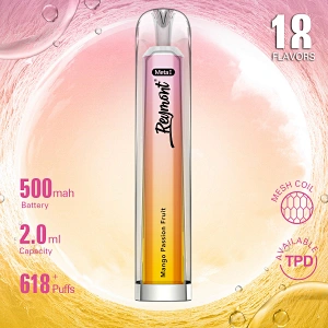 Reymont Meta I, Reymont 618, 618 Puffs, Reymont Vape, Reymont Disposable, Reymont vape pen, Disposable Vape pen, Disposable Electronic Cigarette, Reymont Electronic Cigarette, Mesh Coil, Reymont Crystal, Reymont TPD Available