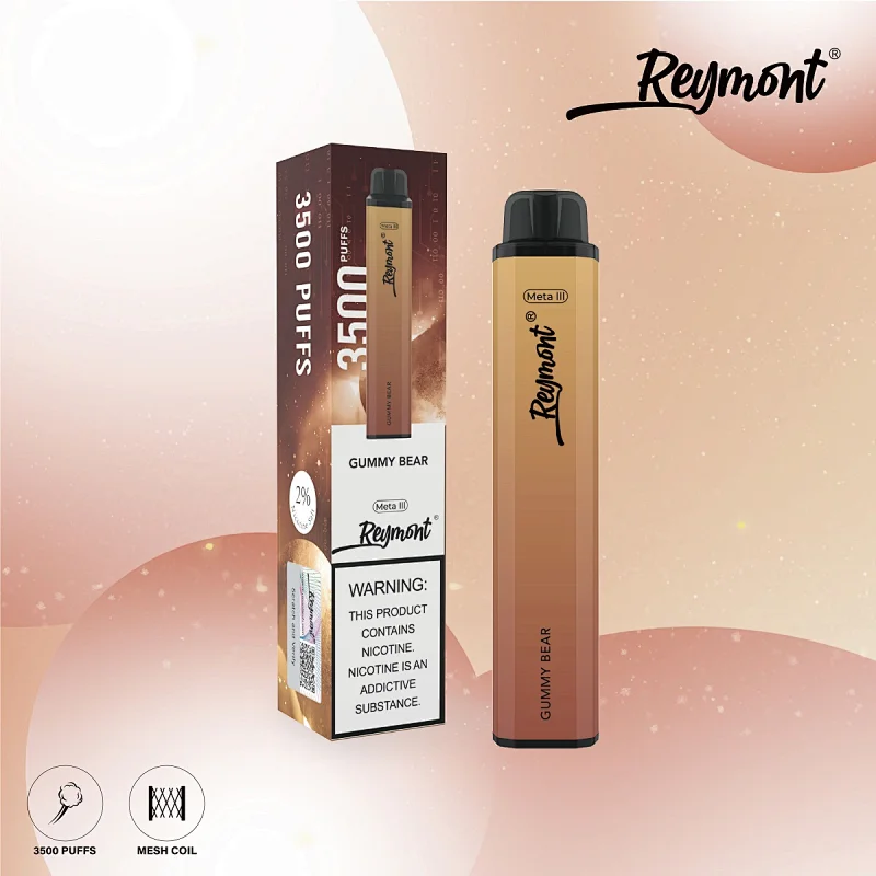 Reymont Meta III, Reymont 3788, 3788 Puffs, Mesh Coil, 21350 Battery, 12ML Capacity, Reymont Vape, Reymont Disposable, Reymont Electronic Cigarette, Disposable Vape pen, Reymont Brand
