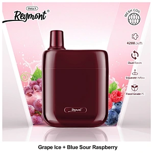 Reymont Meta X, Dual Flavors, Mesh Coil, Reymont 4288, 4288 Puffs, Vacuum Plating, Rechargeable Battery, Reymont Vape, Reymont Disposable, Reymont Vape pen, Reymont Electronic Cigarette, Disposable Vape pen, Electronic Cigarette, Disposable Electronic Cig