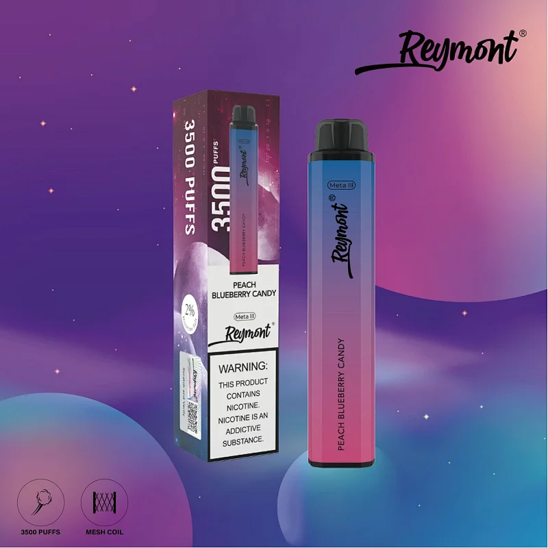 Reymont Meta III, Reymont 3788, 3788 Puffs, Mesh Coil, 21350 Battery, 12ML Capacity, Reymont Vape, Reymont Disposable, Reymont Electronic Cigarette, Disposable Vape pen, Reymont Brand