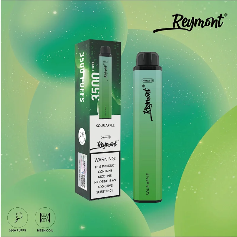 Reymont Meta III, Reymont 3788, 3788 Puffs, Mesh Coil, 21350 Battery, 12ML Capacity, Reymont Vape, Reymont Disposable, Reymont Electronic Cigarette, Disposable Vape pen, Reymont Brand