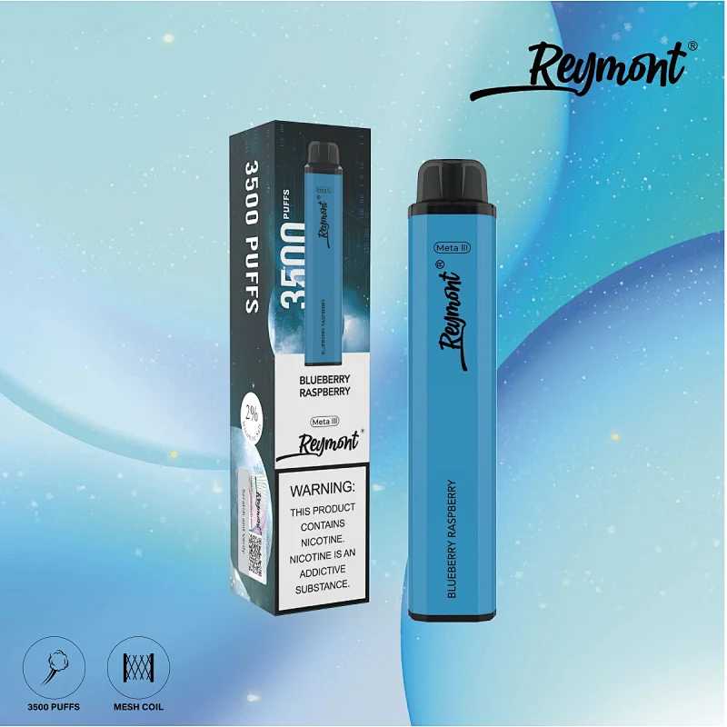 Reymont Meta III, Reymont 3788, 3788 Puffs, Mesh Coil, 21350 Battery, 12ML Capacity, Reymont Vape, Reymont Disposable, Reymont Electronic Cigarette, Disposable Vape pen, Reymont Brand